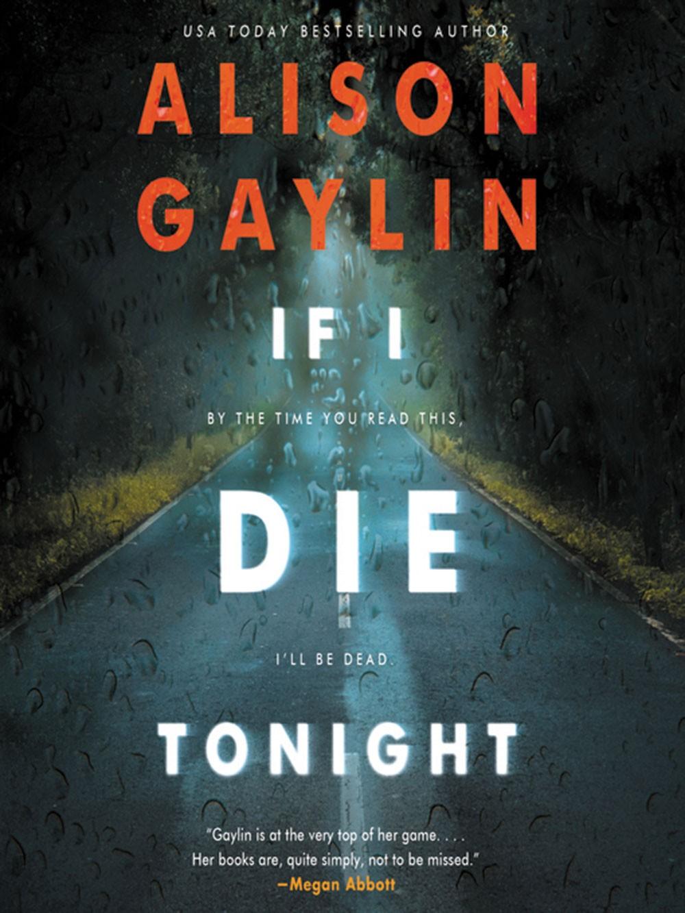 If I Die Tonight by Alison Gaylin