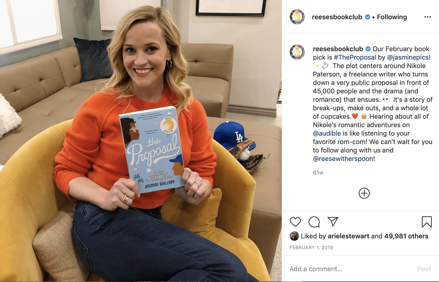 The Proposal: Reese's Book Club