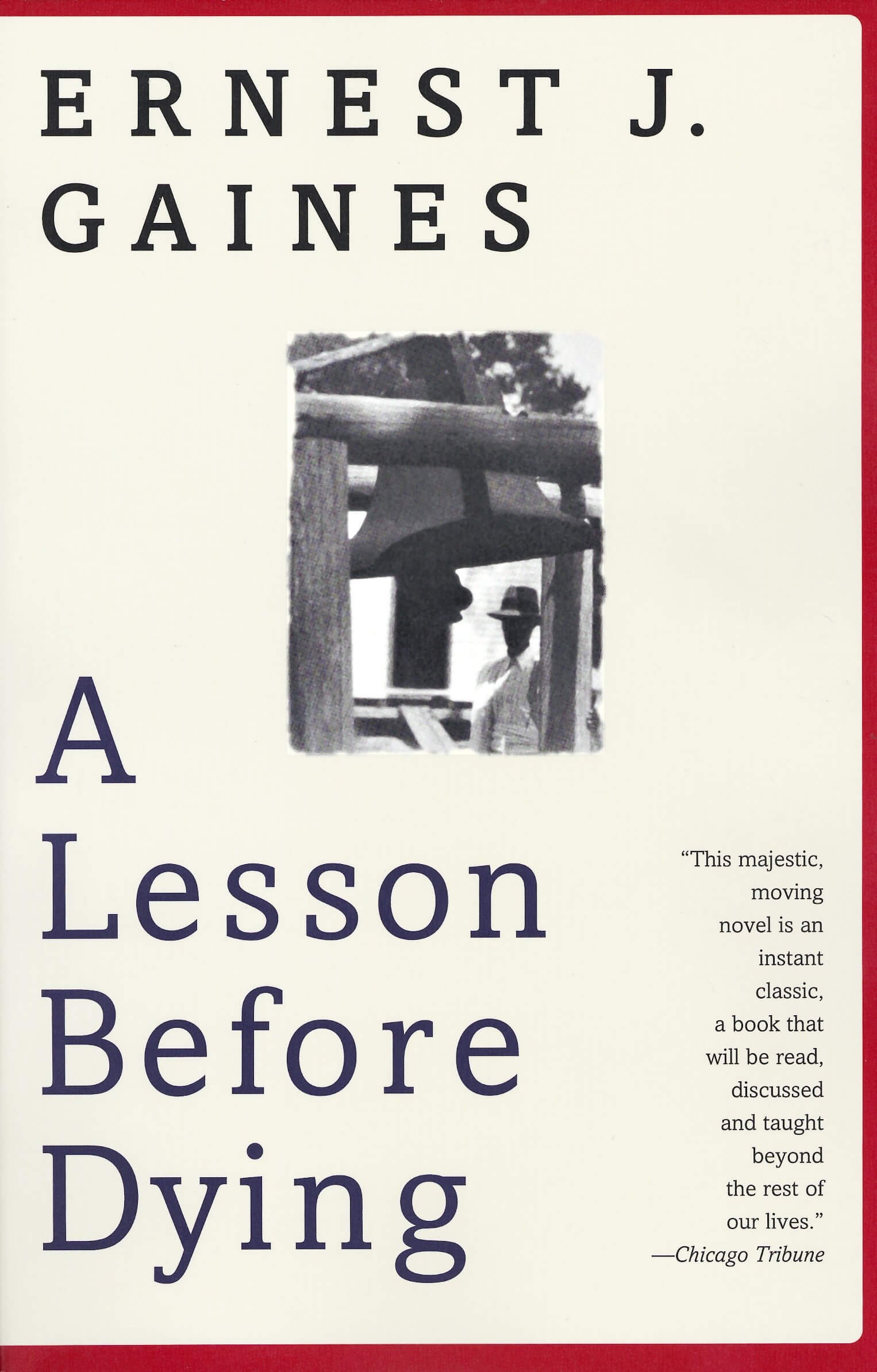 Cover of A Lesson Before Dying by Ernest J. Gaines