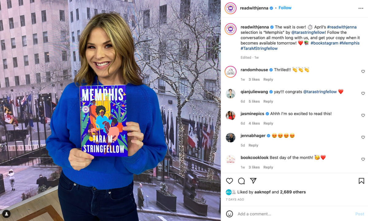 All of Jenna Bush Hager Book Club Picks She Reads