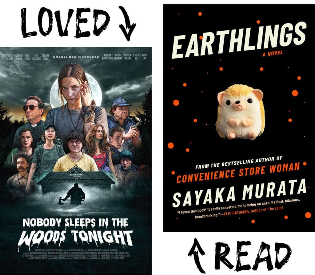 Scary Book and Movie Pairings - Earthlings