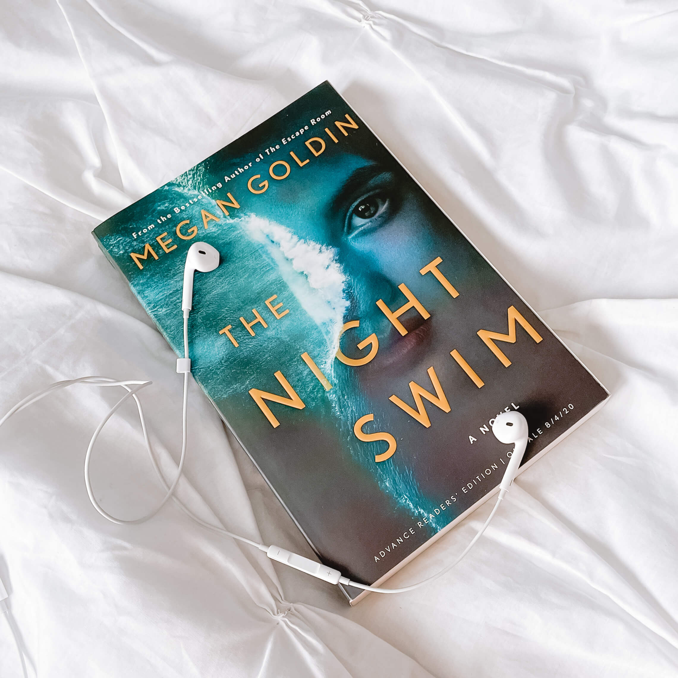 Stylized photo of The Night Swim by Megan Goldin