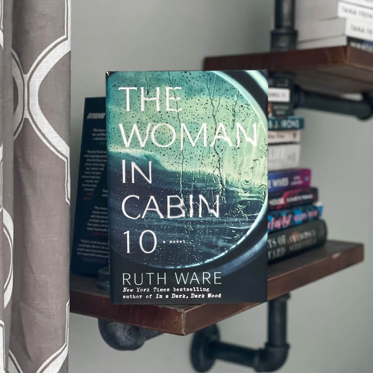 Stylized photo of The Woman in Cabin 10 by Ruth Ware